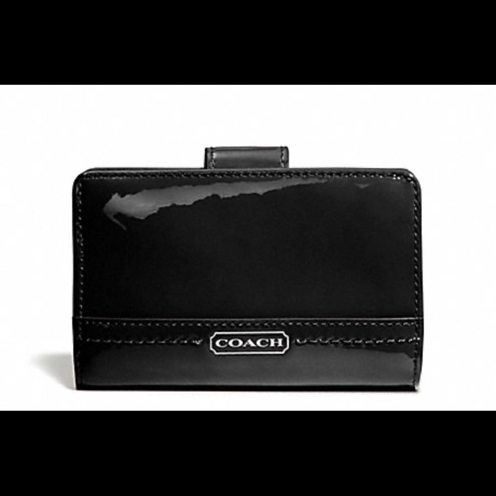 Coach Park patent medium wallet
